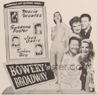 BOWERY TO BROADWAY standee