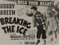 BREAKING THE ICE ('38) 1/2sh