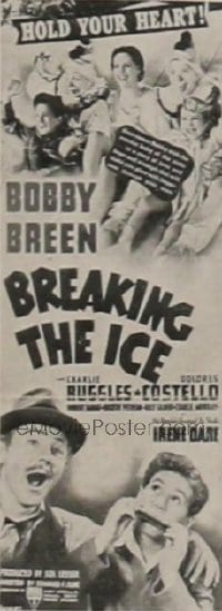 BREAKING THE ICE ('38) insert