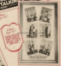 BROADWAY ('29) 1sh LC STYLE