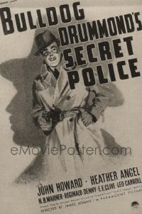 BULLDOG DRUMMOND'S SECRET POLICE 1sh