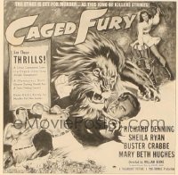 CAGED FURY ('48) 6sh