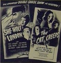 CAT CREEPS/SHE-WOLF OF LONDON 6sh