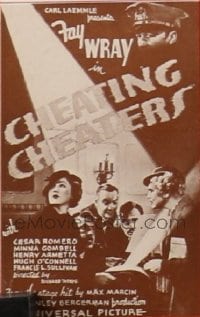 CHEATING CHEATERS ('34) 1sh