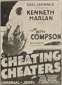 CHEATING CHEATERS ('27) WC, regular