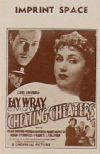 CHEATING CHEATERS ('34) WC, mini