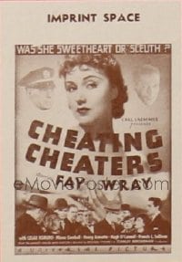 CHEATING CHEATERS ('34) WC, regular