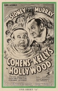 COHENS & KELLYS IN HOLLYWOOD 1sh A