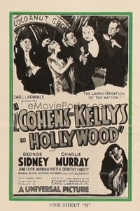 COHENS & KELLYS IN HOLLYWOOD 1sh B