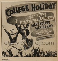 COLLEGE HOLIDAY 6sh