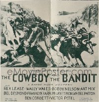 COWBOY & THE BANDIT 6sh