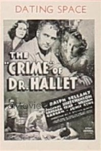 CRIME OF DR. HALLET WC, regular