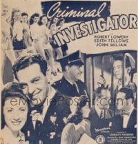 CRIMINAL INVESTIGATOR 6sh