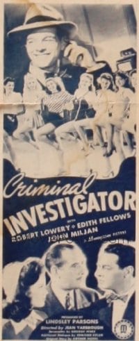 CRIMINAL INVESTIGATOR insert