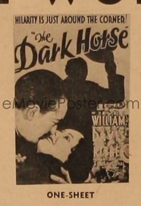 DARK HORSE ('32) 1sh