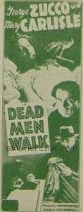 DEAD MEN WALK insert