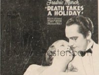 DEATH TAKES A HOLIDAY style A 1/2sh