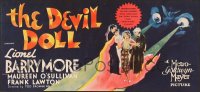 DEVIL DOLL ('36) 24sh