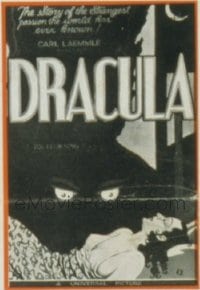 DRACULA ('31) 1sh