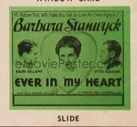 EVER IN MY HEART glass slide