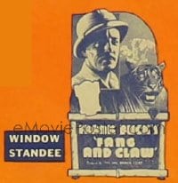 FANG & CLAW ('35) window style standee