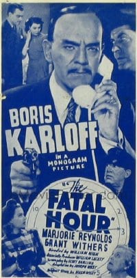 FATAL HOUR ('40) 3sh