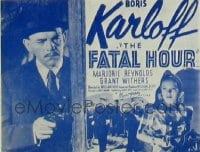 FATAL HOUR ('40) 1/2sh