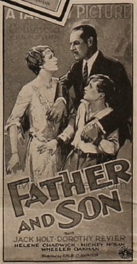 FATHER & SON ('29) B 3sh