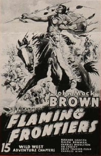 FLAMING FRONTIERS 1sh