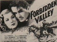 FORBIDDEN VALLEY ('38) 1/2sh