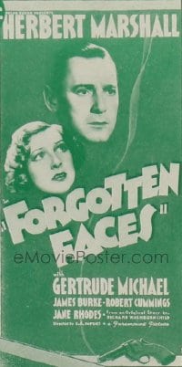 FORGOTTEN FACES ('36) 3sh