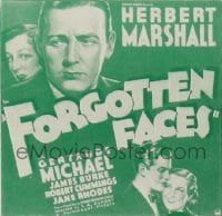 FORGOTTEN FACES ('36) 6sh