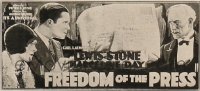 FREEDOM OF THE PRESS ('28) 24sh