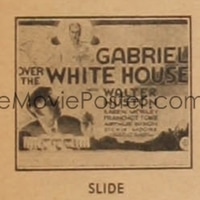 GABRIEL OVER THE WHITE HOUSE glass slide