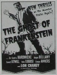 GHOST OF FRANKENSTEIN silk banner