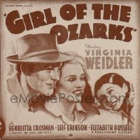 GIRL OF THE OZARKS 6sh