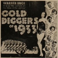 GOLD DIGGERS OF 1933 6sh