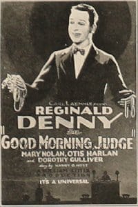 GOOD MORNING JUDGE ('28) 1sh