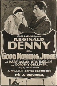 GOOD MORNING JUDGE ('28) 1sh