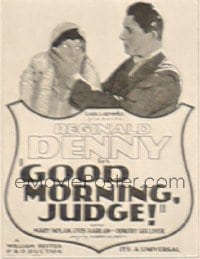 GOOD MORNING JUDGE ('28) WC, regular