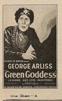 GREEN GODDESS ('30) A 1sh