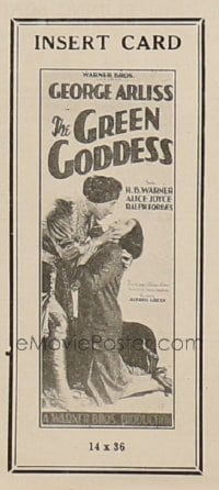 GREEN GODDESS ('30) insert