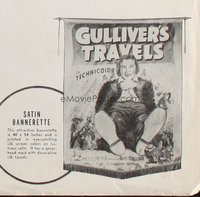 GULLIVER'S TRAVELS ('39) banner, cloth