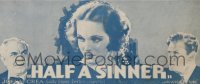 HALF A SINNER ('34) 24sh