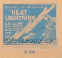 HEAT LIGHTNING glass slide