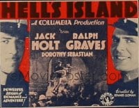 HELL'S ISLAND ('30) 11x14