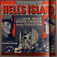 HELL'S ISLAND ('30) 6sh