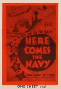 HERE COMES THE NAVY 1sh