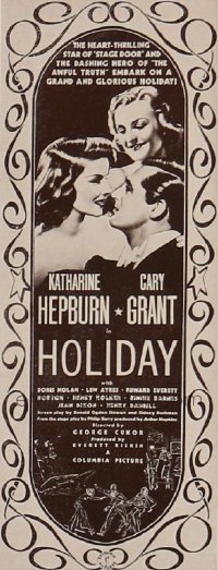 HOLIDAY ('38) insert