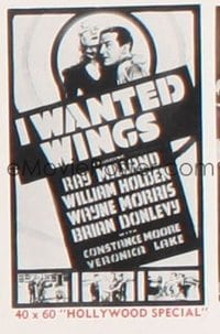 I WANTED WINGS 40x60 hollywood special